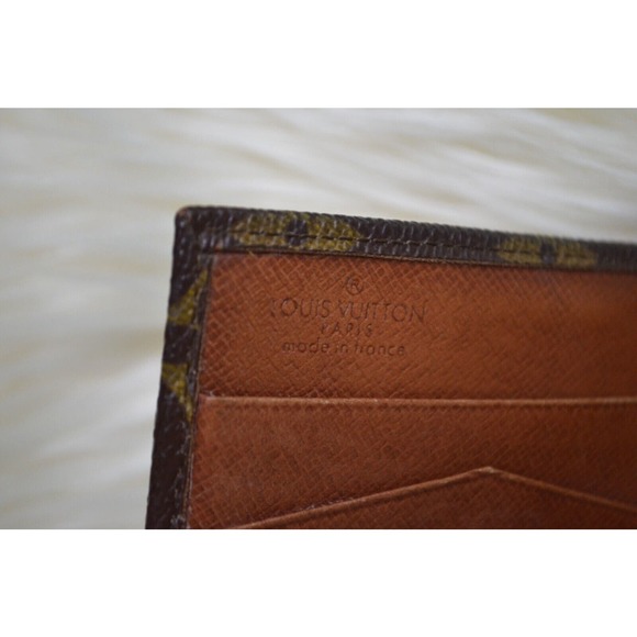 Louis‎ Vuitton Vintage Wallet Trifold Elise Brown Monogram Leather Wallet - Picture 4 of 11
